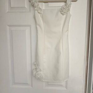 Heiress Beverly Hills White Mini Dress